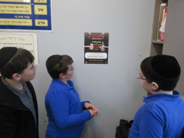 Truthful Jewish Living poster in the community